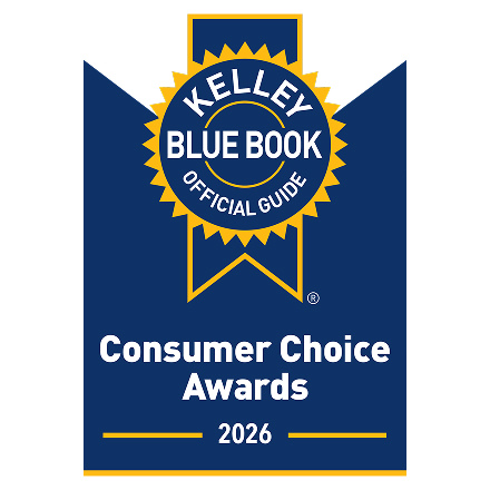 2026 Kelley Blue Book Consumer Choice Award logo 2026 Kelley Blue Book Consumer Choice Award logo