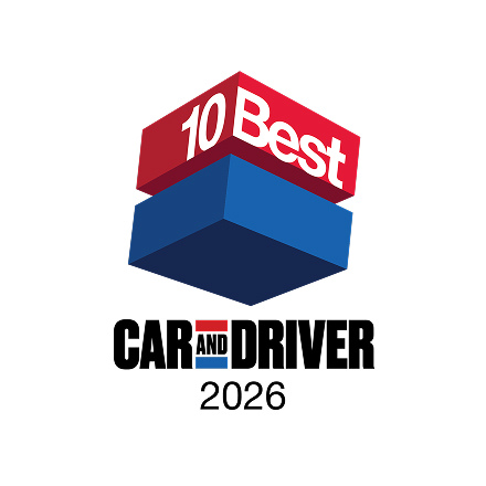 2026 Car and Driver 10 best Award logo 2026 Car and Driver 10 best Award logo